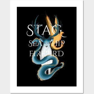 Stag, Sea Whip, Firebird Posters and Art